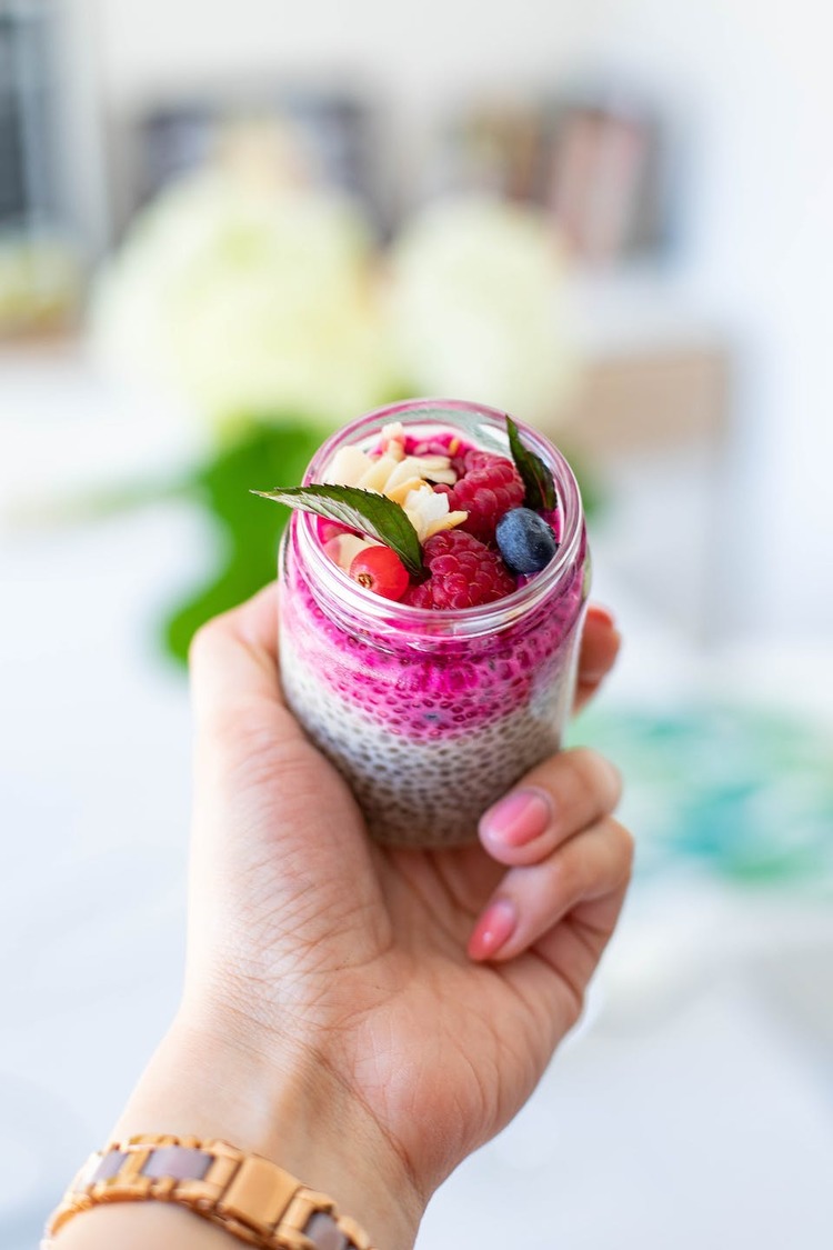 Yogurt Recipe - Raspberry Blueberry and Chia Seed Greek Yogurt
