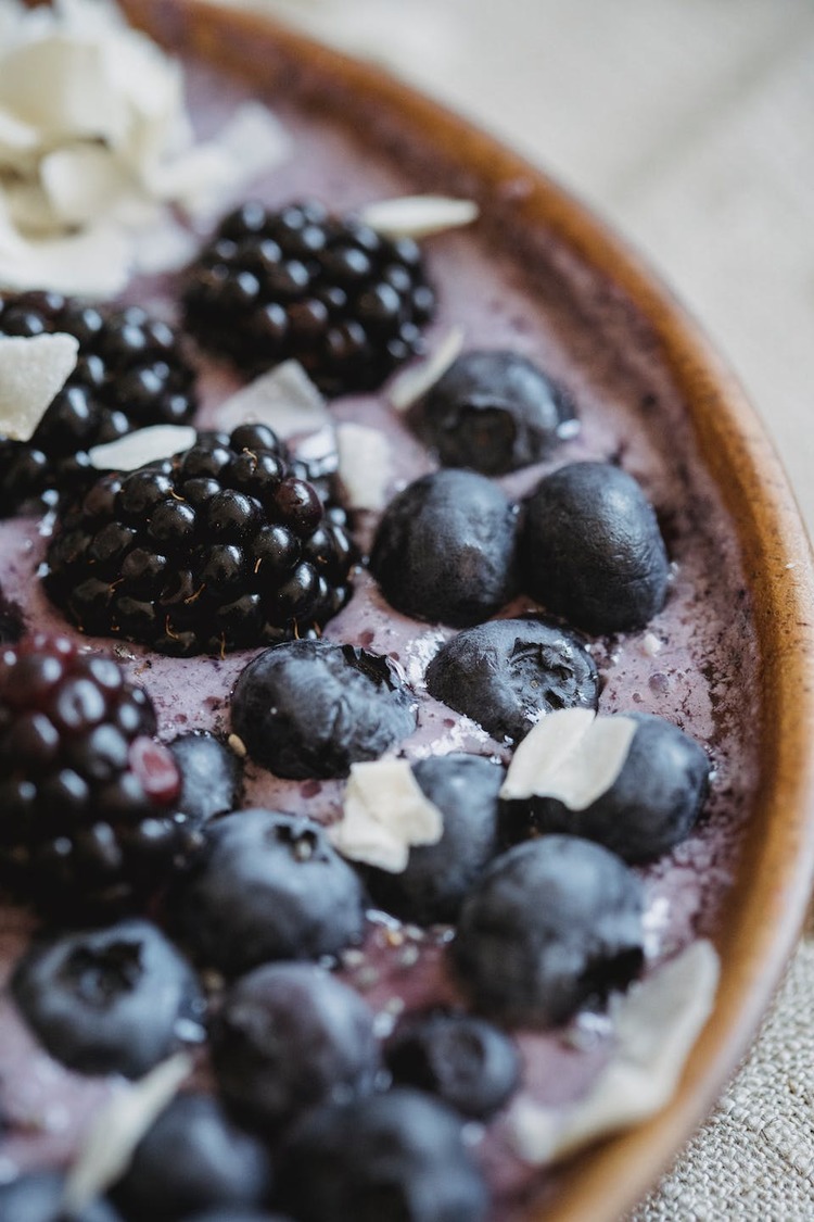 Blackberry and Blueberry Yogurt Recipe