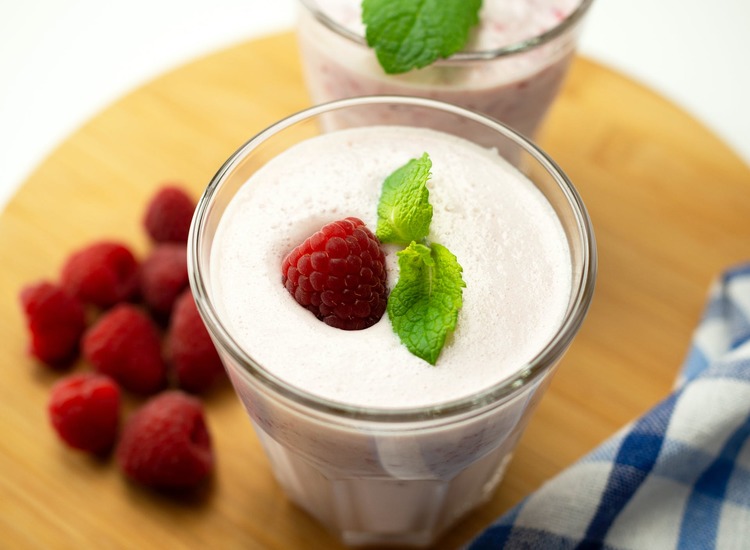 Mint Raspberry Yogurt - Yogurt Recipe