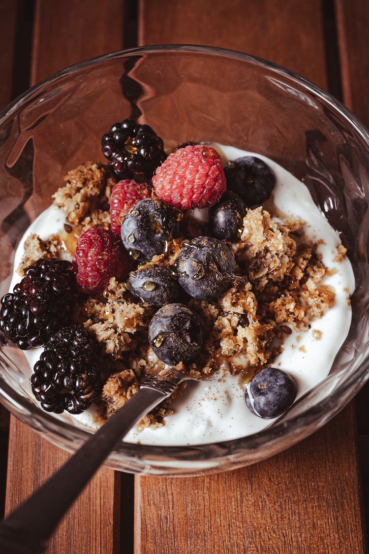 Yogurt Recipe - Blackberry Raspberry and Blueberry Yogurt