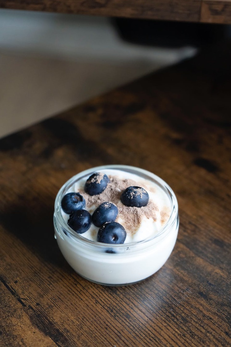 Yogurt Recipe - Blueberry Cinnamon Yogurt